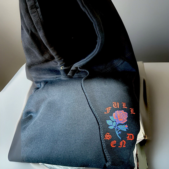 Full Send X Nelk Boys Rose Hoodie Navy blue - Picture 4 of 8